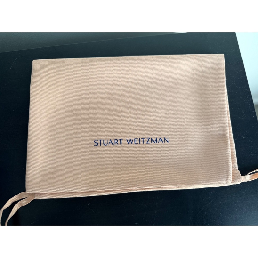 NWB Stuart Weitzman Squarehigh Platform 95 Slide Ocelot Denim Sandals 8.5 39 - Picture 10 of 15